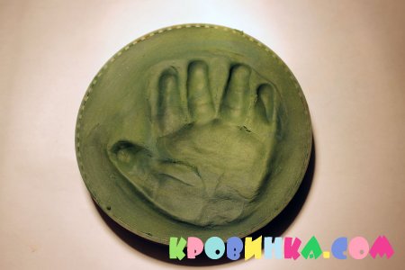 Изготовление слепка с ладошки Изготовление слепка с ладошки