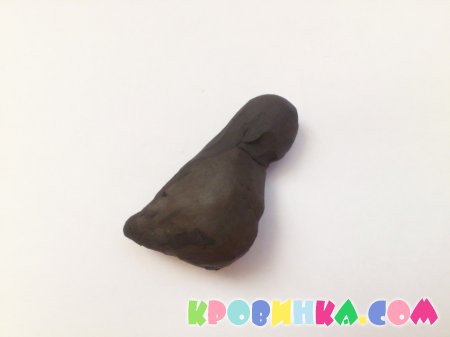 Лепим из пластилина галчонка Лепим из пластилина галчонка